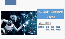 1+X《业财一体信息化应用》证书课程
